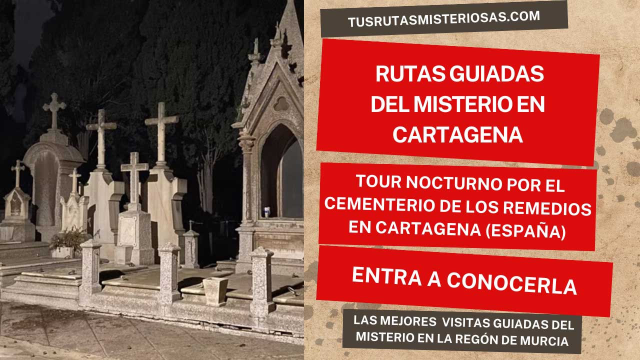 Tour nocturno por el cementerio de Los Remedios en Cartagena (España)