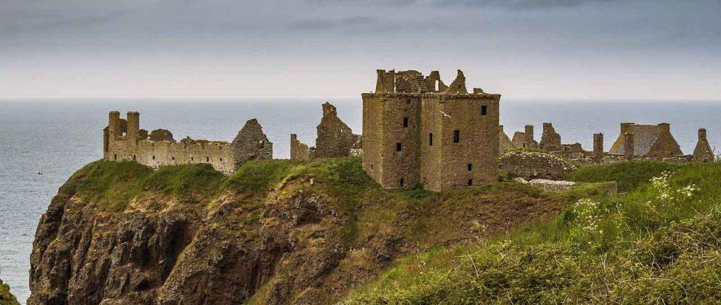 Dunnottar Castle castillos mas encantados de Escocia
