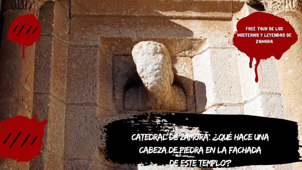Catedral de Zamora: ¿Qué hace una cabeza de piedra en la fachada de este templo?