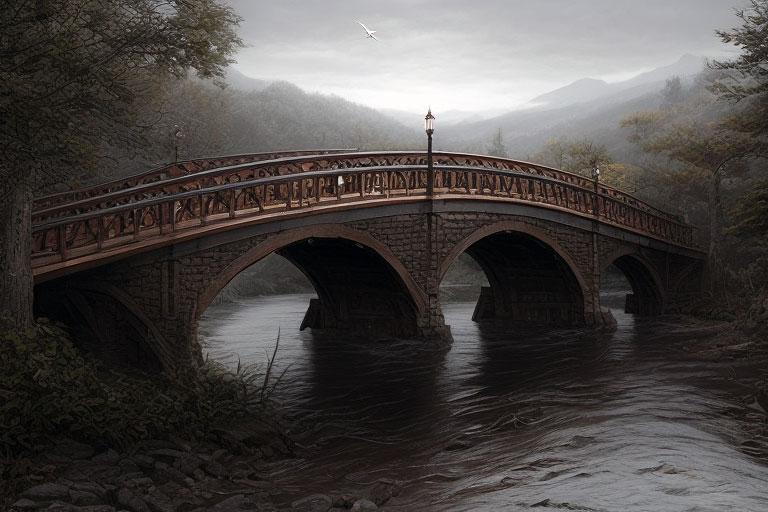 Recreación de un puente de Edimburgo (Tour de los fantasmas de Edimburgo)