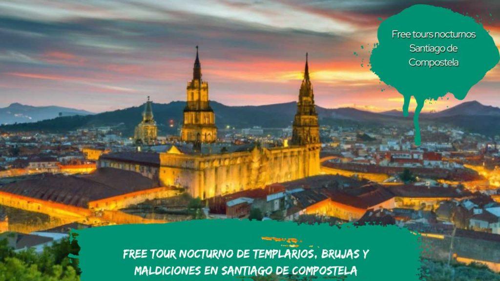 Free tour nocturno de templarios, brujas y maldiciones en Santiago de Compostela