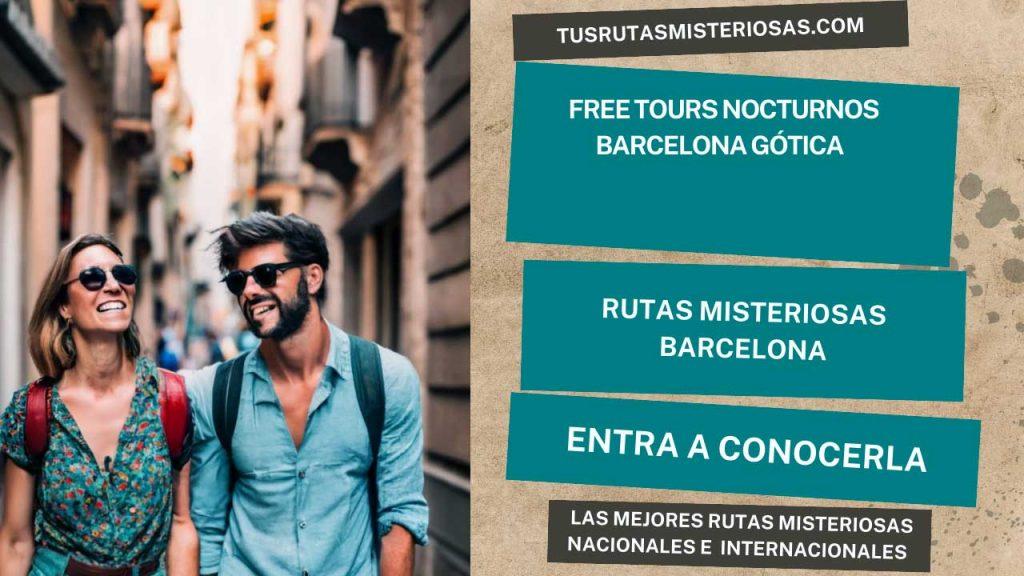 Free tours nocturnos Barcelona gótica