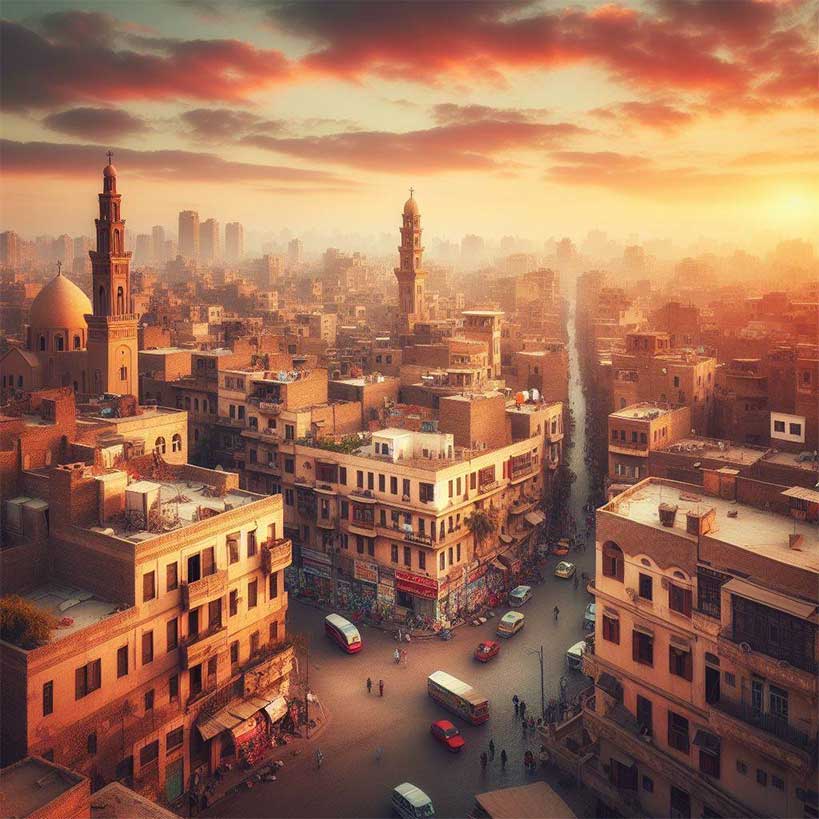 Barrio copto de El Cairo idealizacion